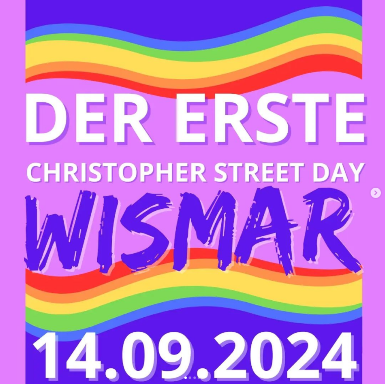 Erster CSD in Wismar am 14. September