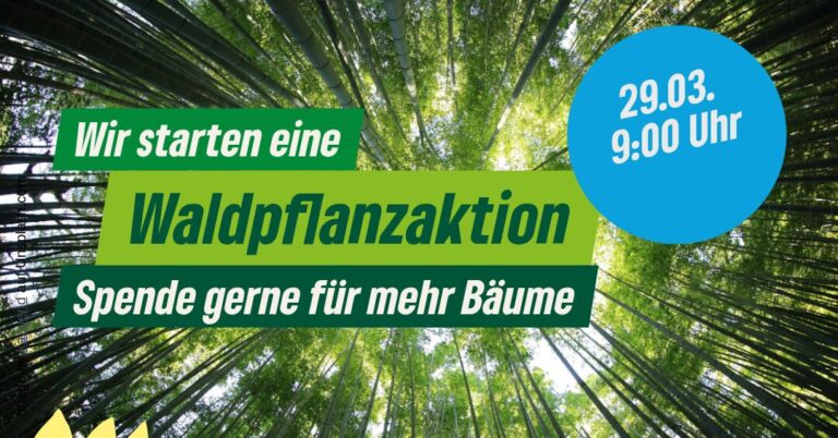 Bäume statt Give-aways – Wir forsten auf in NWM!