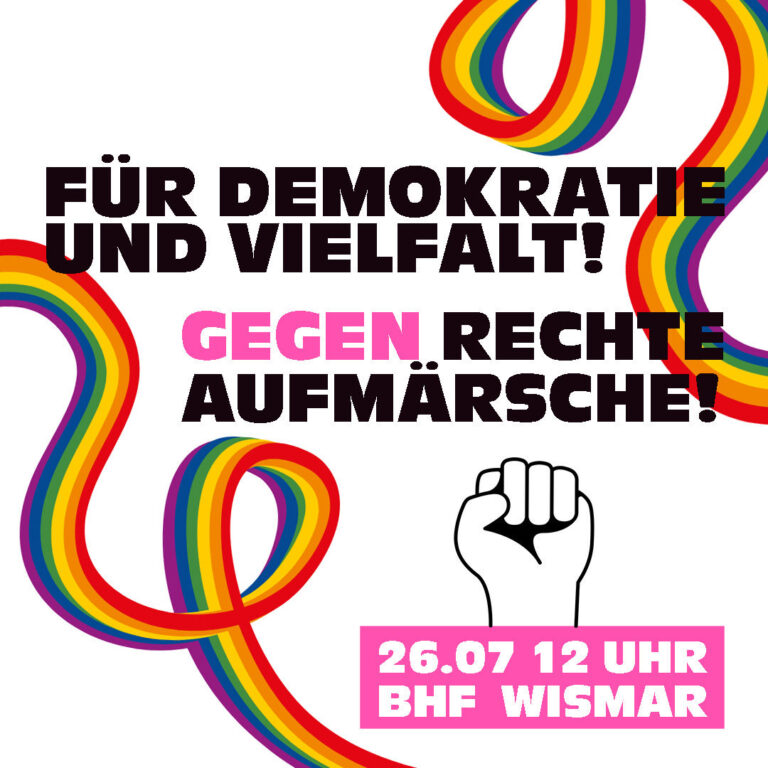DEMO: Für Demokratie und Vielfalt – Gegen Rechte Aufmärsche