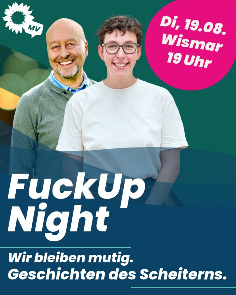 FuckUp Night – Geschichten des Scheiterns mit Sören Fenner und Katharina Horn