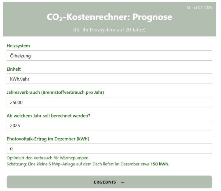 Vom Süden bis in den Norden gedacht: Der neue CO₂-Kostenrechner aus Tübingen