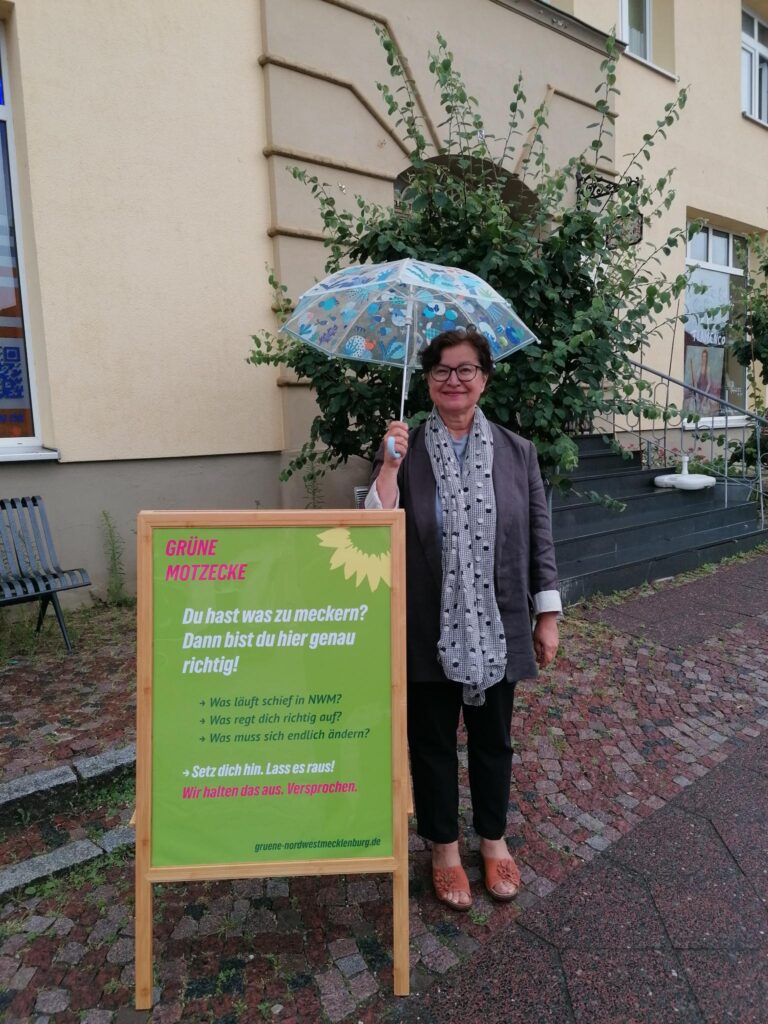 Butter bei die Fische: Die Grüne Motzecke war am 1. Juli in Klütz!