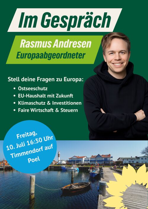 Im Gespräch: EU Abgeordneter Rasmus Andresen